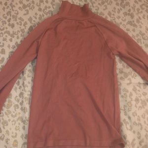 Free People Rose Long Sleeve Turtleneck